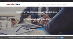 Desktop Screenshot of masterdev.pl