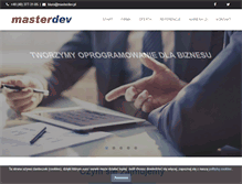 Tablet Screenshot of masterdev.pl